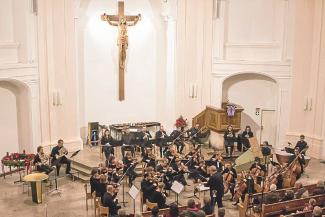 Starkes Konzert nach einer Probe: „Concerto Ludwigsburg”. Foto: Andreas Essig.