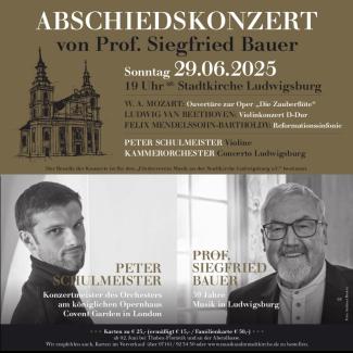Plakat zum Konzert.
