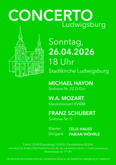 Plakat zum Benefizkonzert für den Förderverein „Musik an der Stadtkirche“ 