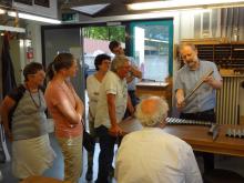 Besuch in der Orgelbaufachschule der Oscar-Walcker-Schule auf dem Römerhügel